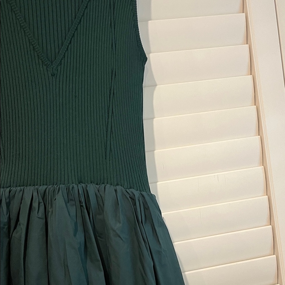 En Saison Lulus Dark Green Maxi Dress NWT - Picture 3 of 5